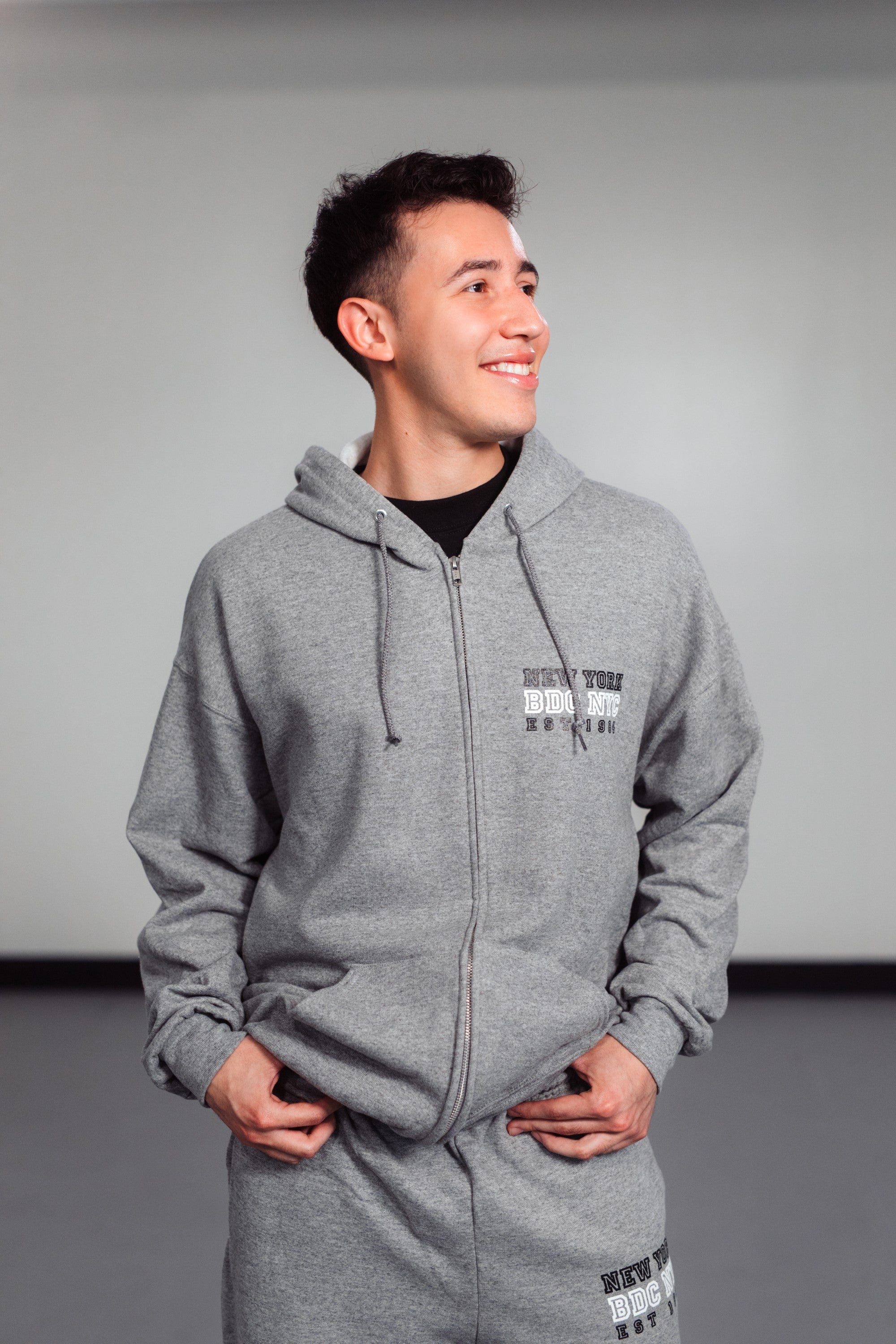 BDCNYC Varsity Zip Up Hoodie